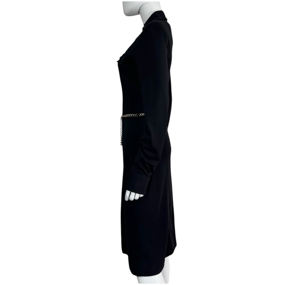 Michael Kors Black Shirt Dress Size S D0176 - Picture 4 of 11